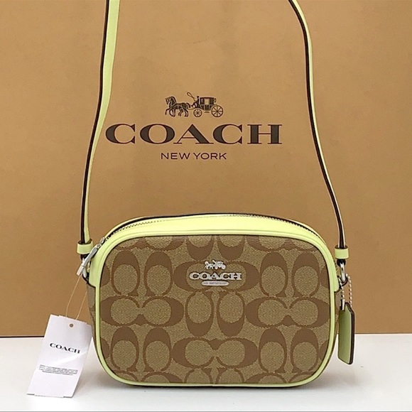 Coach Mini Jamie Camera Bag In Signature Canvas
SV/Khaki/Pale Lime
NWT - Picture 2 of 16